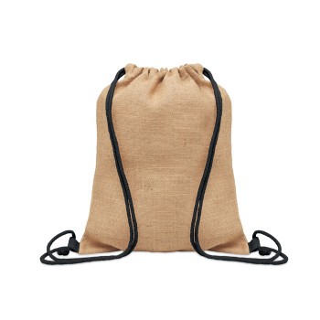 Sacca con coulisse in juta - FUKURO - Gadget.it - 