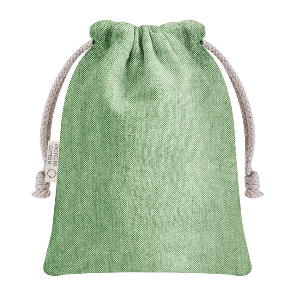 Sacca in cotone riciclato 15x20 cm - GAIA - Gadget.it - Sacca in cotone riciclato 15x20 cm - GAIA