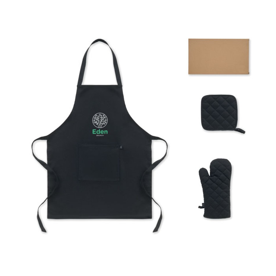 GALA SET - Set cucina in cotone riciclato - Gadget.it - 