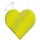 Gancio a forma di cuore leggero e catarifrangente in PVC RFX™ H-16