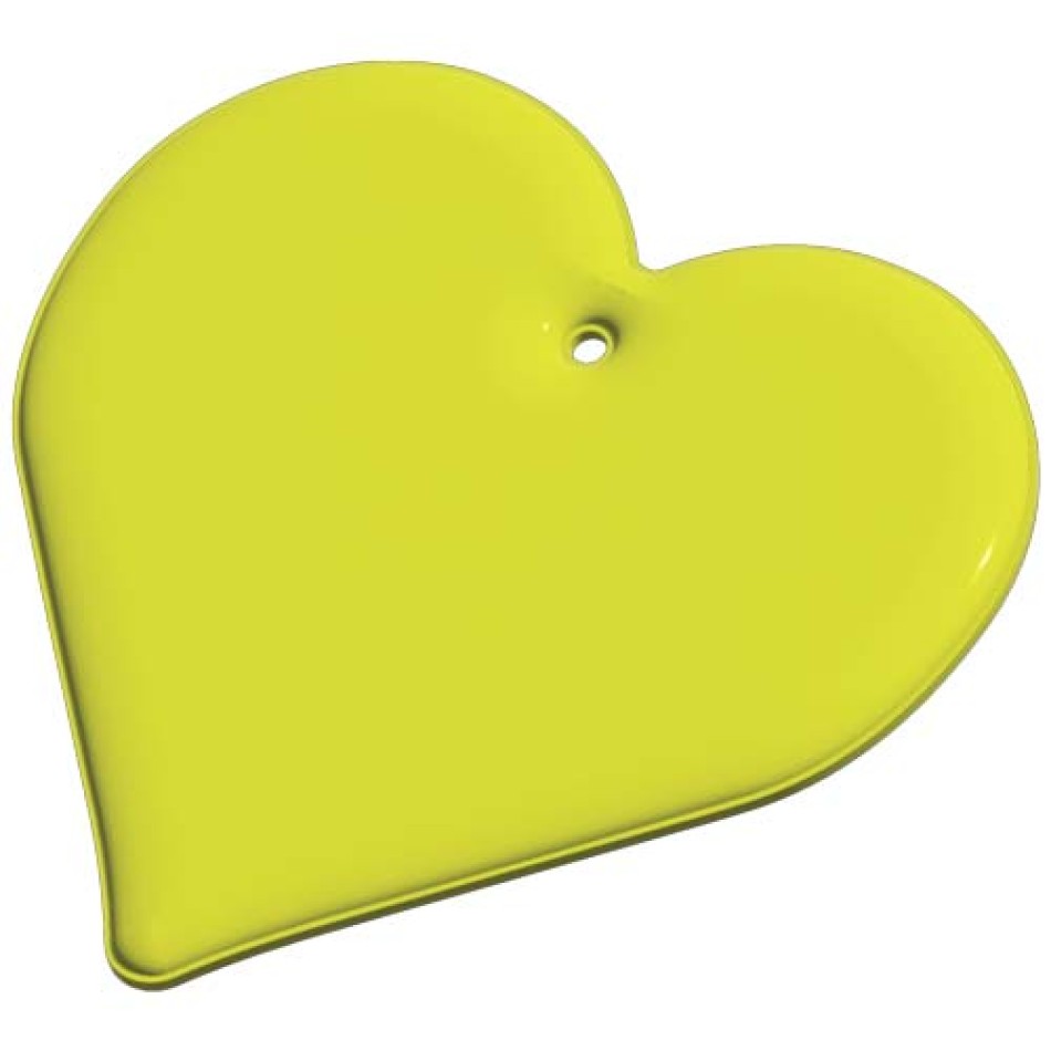 Gancio a forma di cuore leggero e catarifrangente in PVC RFX™ H-16 - Gadget.it - 