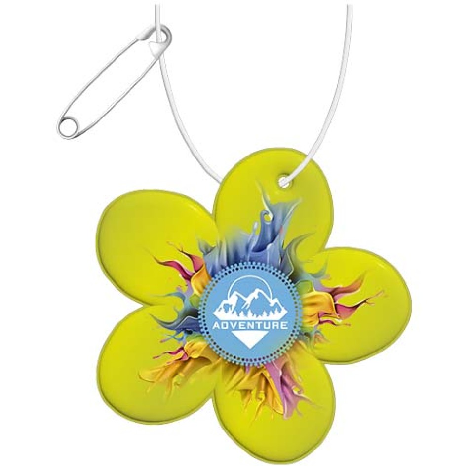 Gancio a forma di fiore leggero e catarifrangente in PVC RFX™ H-13 - Gadget.it - 