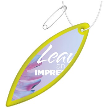 Gancio catarifrangente a ellisse in PVC con catenella RFX™ - Gadget.it - 