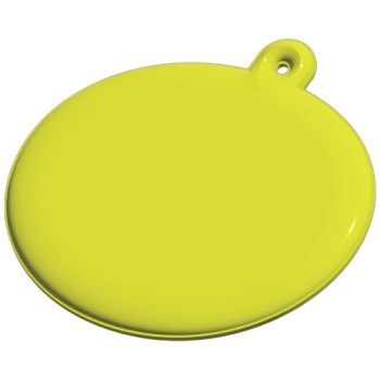 Gancio catarifrangente ovale in PVC con catenella RFX™ - Gadget.it - 