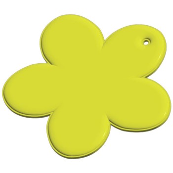  Gancio in PVC catarifrangente a forma di fiore con catenella RFX™ - Gadget.it - 
