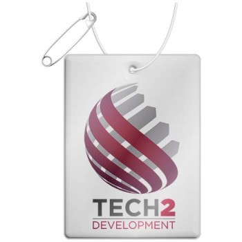 Gancio rettangolare leggero e catarifrangente in PVC di grandi dimensioni RFX™ H-12 - Gadget.it - 