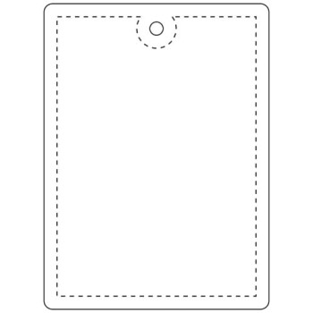 Gancio rettangolare leggero e catarifrangente in PVC di grandi dimensioni RFX™ H-12 - Gadget.it - 