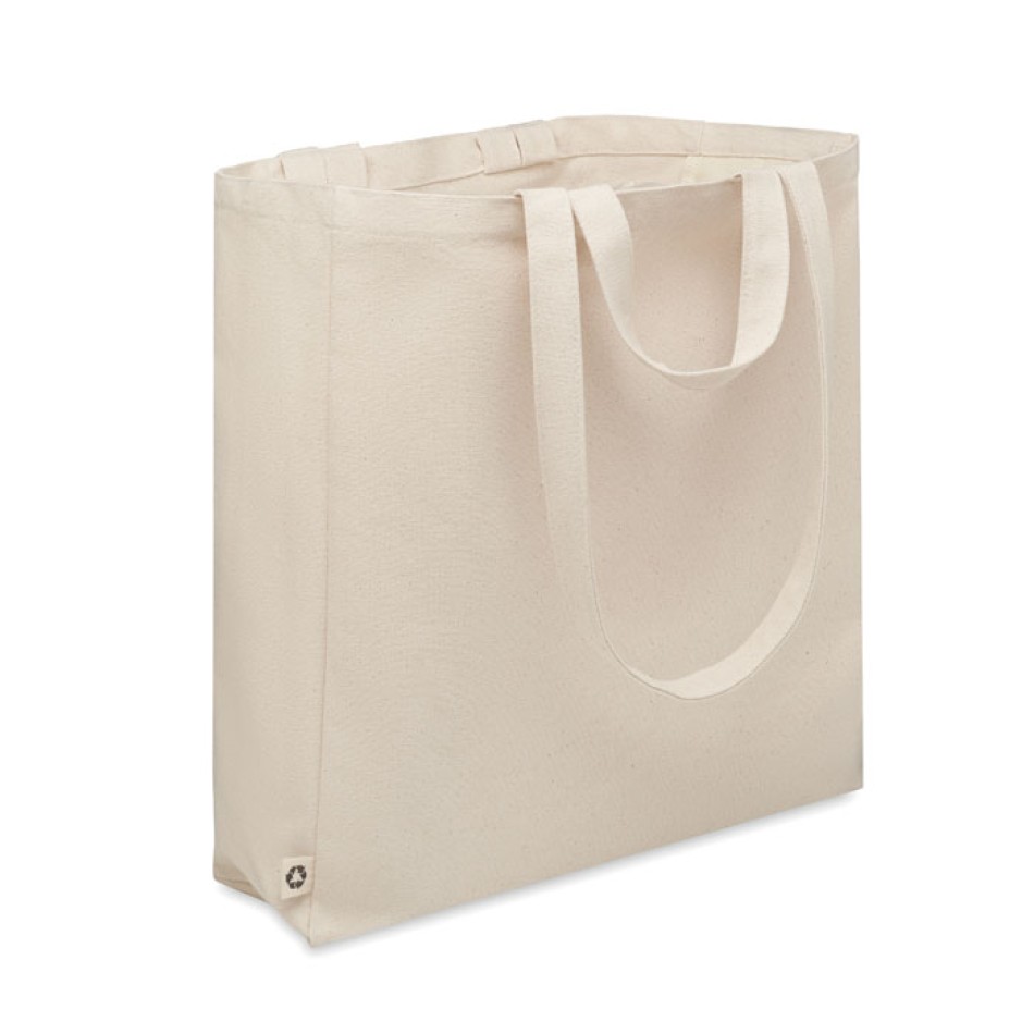 Shopper o borsa mare in cotone riciclato 38X12X41 cm - GAVE  - Gadget.it - 