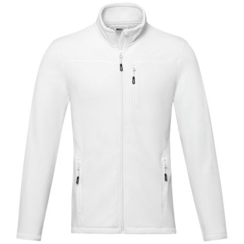 Giacca da uomo in pile con zip integrale in materiale riciclato certificato GRS Amber - Gadget.it - 