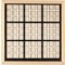 Gioco Sudoku in legno Christa