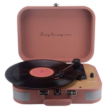 Giradischi vinile bluetooth usb radio FM con cuffie e speaker - Prixton - Gadget.it - 