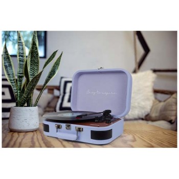 Giradischi vinile bluetooth usb radio FM con cuffie e speaker - Prixton - Gadget.it - 