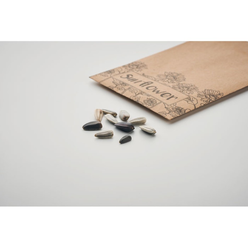 GIRASOL - Semi di girasole in busta kraft - Gadget.it - 