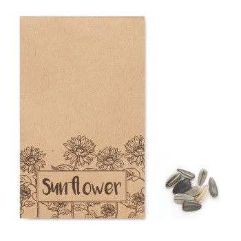 GIRASOL - Semi di girasole in busta kraft - Gadget.it - 