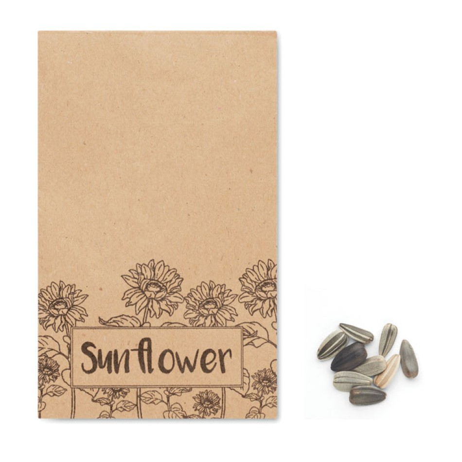 GIRASOL - Semi di girasole in busta kraft - Gadget.it - 