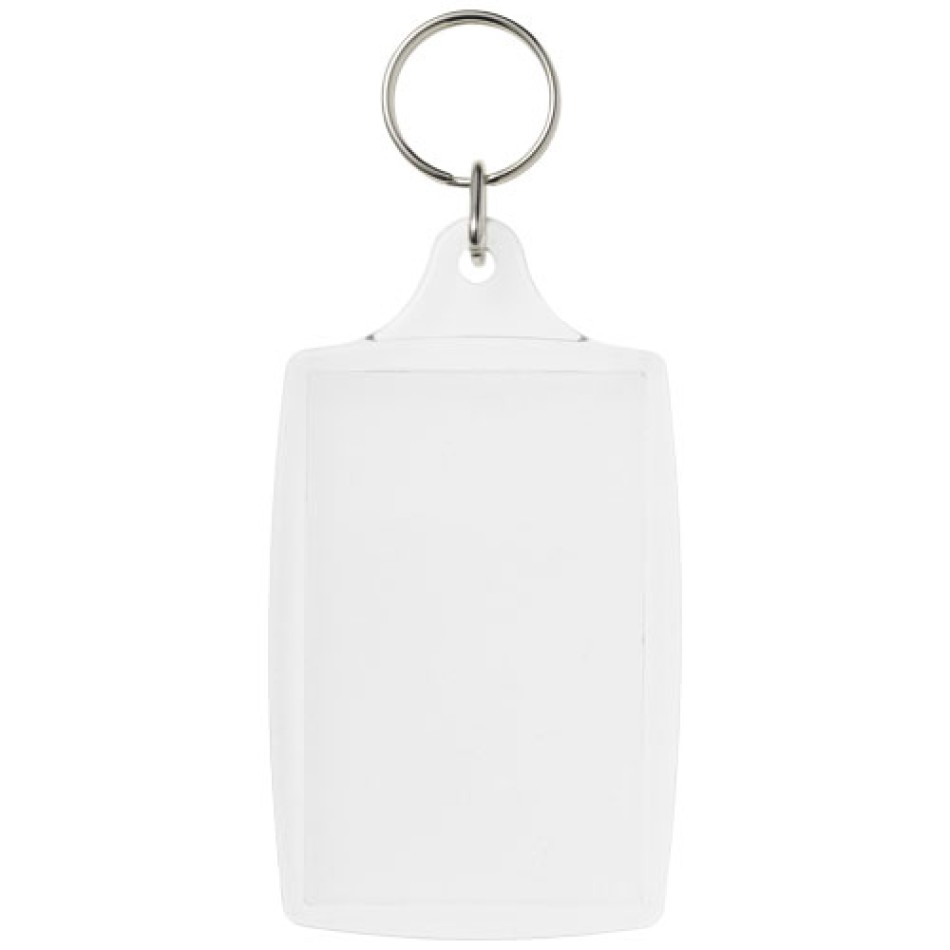 Grande portachiavi rettangolare con inserto - ORCA - Gadget.it - 
