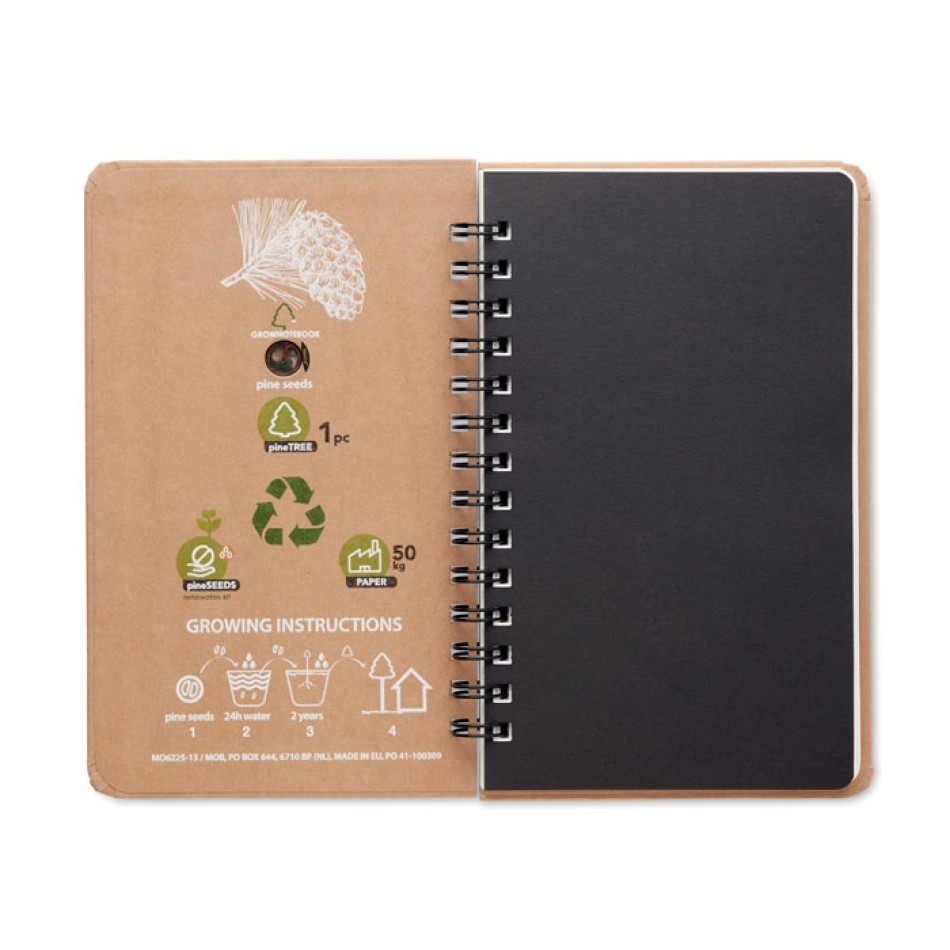 GROWNOTEBOOK™ - Notebook in legno di pino - Gadget.it - 