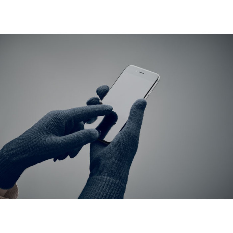 HANDNIT - Guanti in maglia in RPET - Gadget.it - 