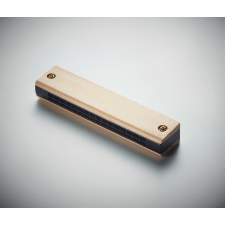 Armonica in ABS con Finiture in Legno - Gadget.it - 