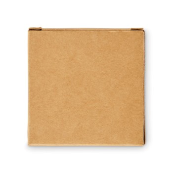 Set 4 evidenziatori in scatola Kraft gadget ufficio scuola - High4 - Gadget.it - 