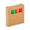 Set 4 evidenziatori in scatola Kraft gadget ufficio scuola - High4