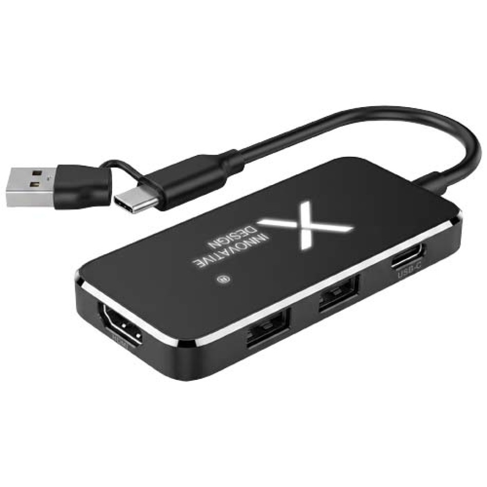 Hub USB 7-in-1 SCX.design H22 - Gadget.it - 