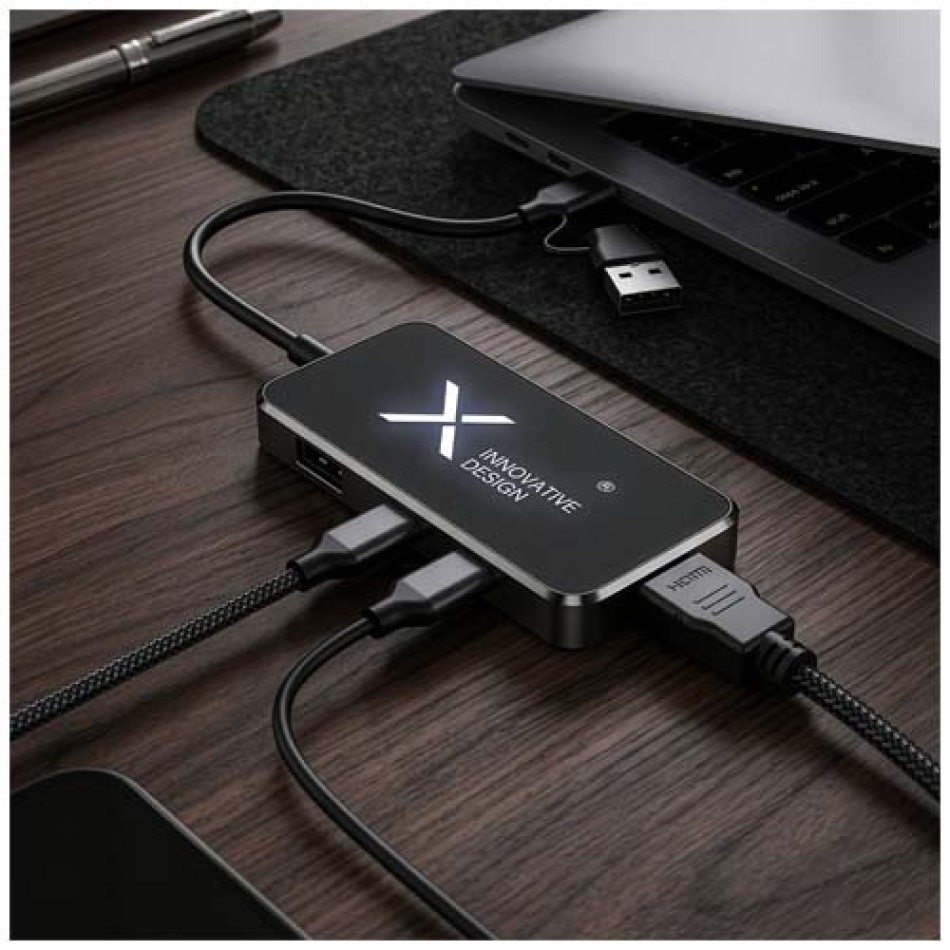 Hub USB 7-in-1 SCX.design H22 - Gadget.it - 