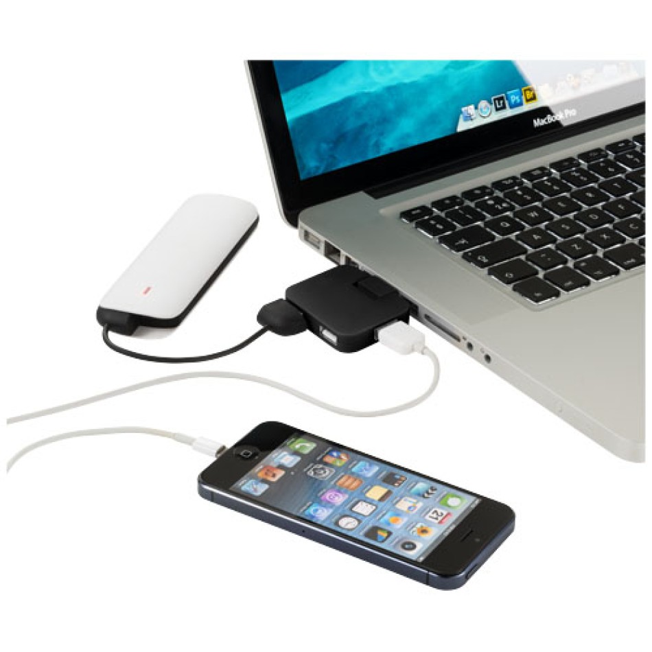 Hub USB a 4 porte Gaia - Gadget.it - 