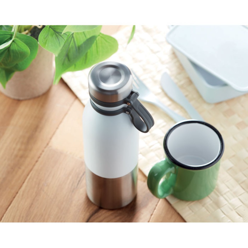 Bottiglia in acciaio inox 600ml - ICELAND  - Gadget.it - 