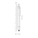 Penna in alluminio refill nero - IMPACT - Gadget.it - 
