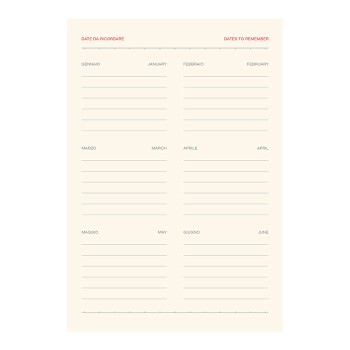 Agenda Giornaliera Non Datata Personalizzabile 15x21 cm – 324 Pagine - Gadget.it - Interno Perpetuo Personalizzato 15x21 cm