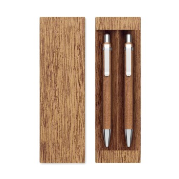 JAKARTA SET - Set penna e matita in legno - Gadget.it - 