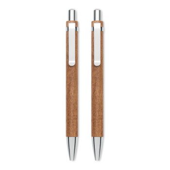 JAKARTA SET - Set penna e matita in legno - Gadget.it - 