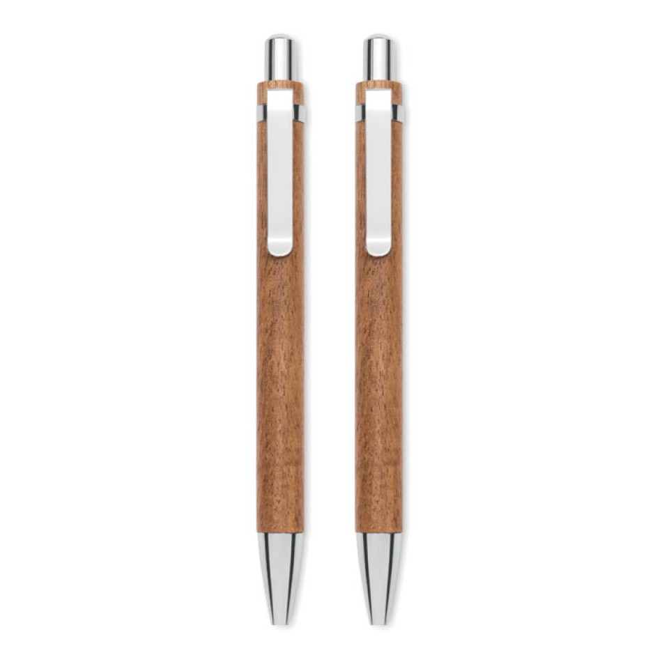 JAKARTA SET - Set penna e matita in legno - Gadget.it - 