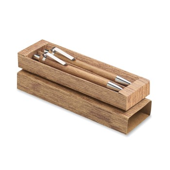 JAKARTA SET - Set penna e matita in legno - Gadget.it - 