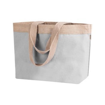 Borsa in juta e cotone  48x35x15 cm - JAMES - Gadget.it - 