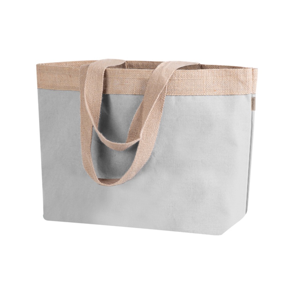 Borsa in juta e cotone  48x35x15 cm - JAMES - Gadget.it - 