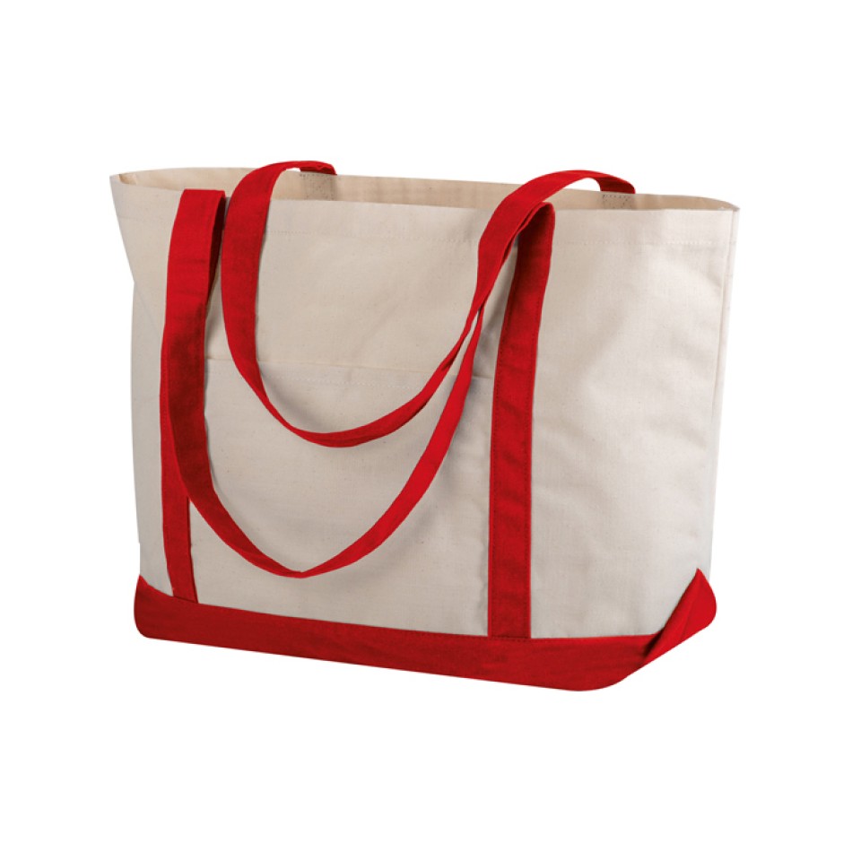 Borsa in cotone canvas 50x38x18 cm - JEANNE - Gadget.it - 