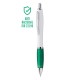 Penna a Sfera Bianca personalizzabile con Grip Colorata e Refill Jumbo - Gadget.it - Penna a Sfera Bianca personalizzabile con Grip Colorata e Refill Jumbo