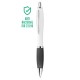 Penna a Sfera Bianca personalizzabile con Grip Colorata e Refill Jumbo - Gadget.it - Penna a Sfera Bianca personalizzabile con Grip Colorata e Refill Jumbo