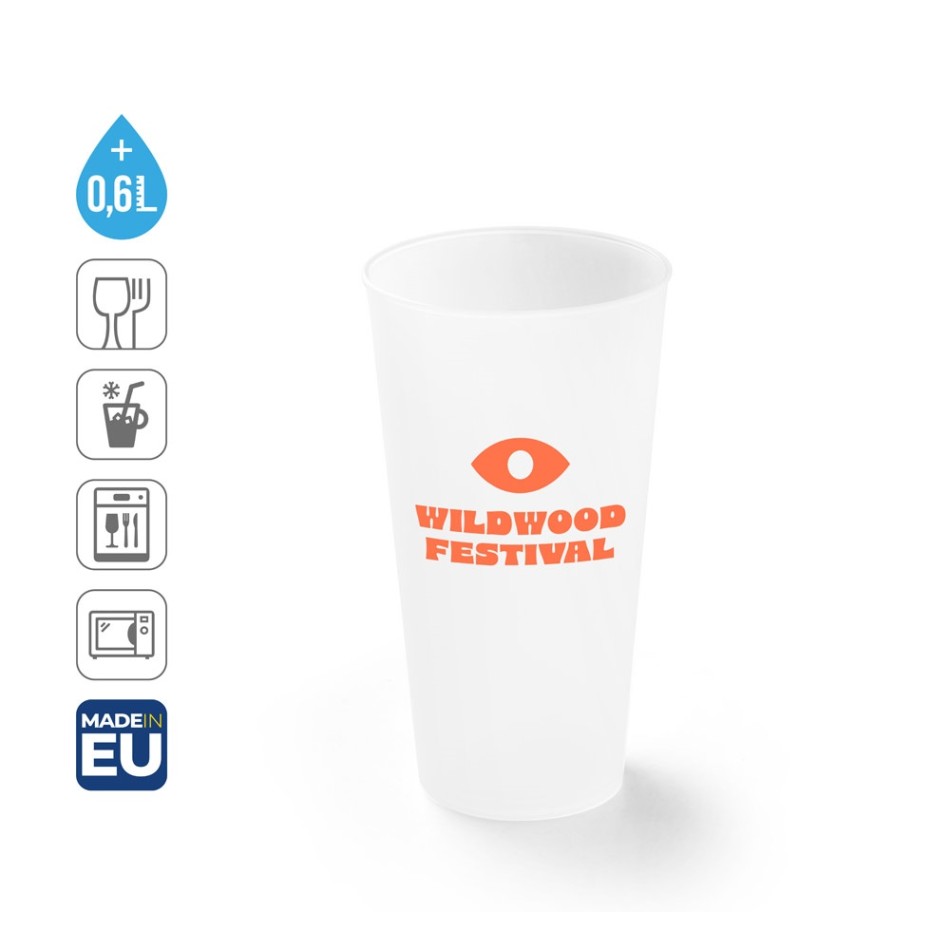 KANE L. Bicchiere da festival in PP 620 mL - Gadget.it - 