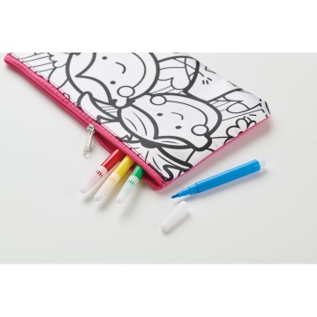 Astuccio da colorare con pennarelli - KIDDO - Gadget.it - 