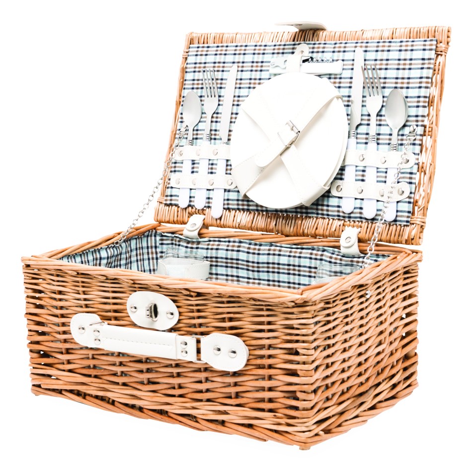 KINGS PARK - Cestino da picnic in vimini - Gadget.it - 