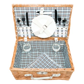 KINGS PARK - Cestino da picnic in vimini - Gadget.it - 