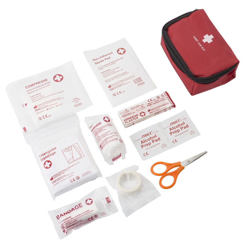 Kit Primo Soccorso, custodia in poliestere 600 D Tiffany - Gadget.it - 