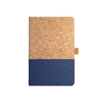 KLEE. Block notes A5 in sughero e lino con pagine a righe - Gadget.it - 