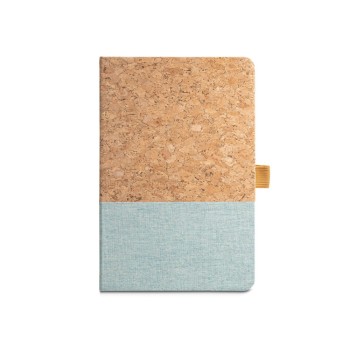 KLEE. Block notes A5 in sughero e lino con pagine a righe - Gadget.it - 