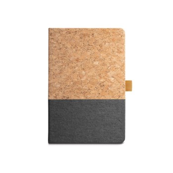 KLEE. Block notes A5 in sughero e lino con pagine a righe - Gadget.it - 