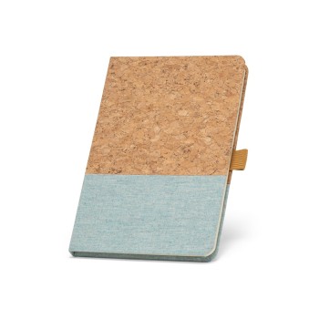KLEE. Block notes A5 in sughero e lino con pagine a righe - Gadget.it - 