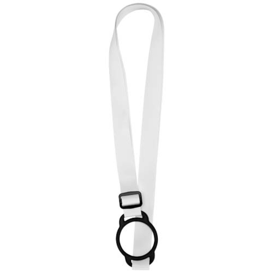 Lanyard per sublimazione in RPET con braccialetto in silicone Lior - Gadget.it - 